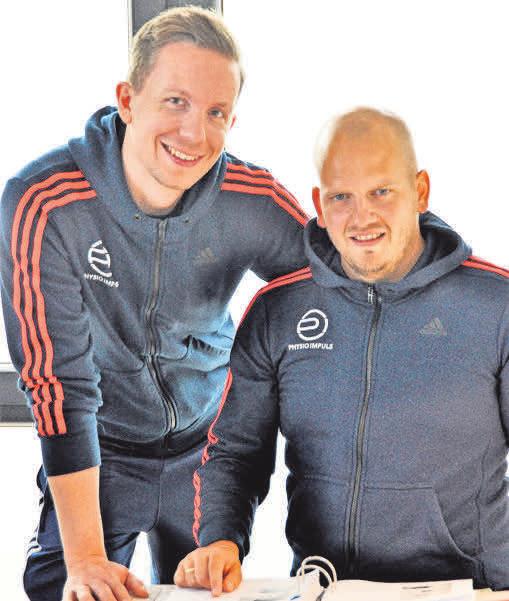 Die Physiotherapeuten Hendrik Neumann (rechts) und Lars Papenberg genießen einen hervorragenden Ruf. Die Physiotherapeuten Hendrik Neumann (rechts) und Lars Papenberg genießen einen hervorragenden Ruf.