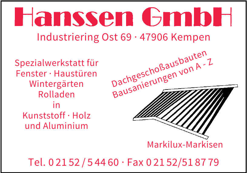 Hanssen GmbH Hanssen GmbH