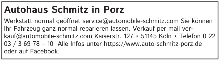 Autohaus Schmitz GmbH Autohaus Schmitz GmbH