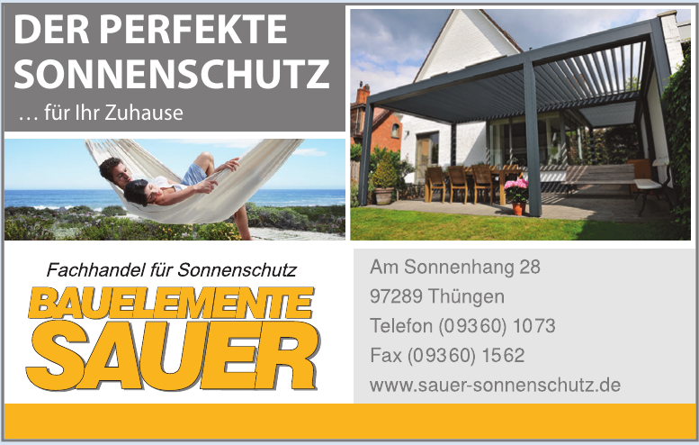 Bauelemente Sauer Bauelemente Sauer