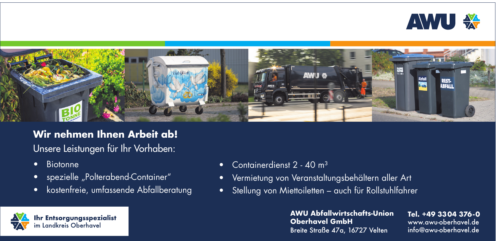 AWU Abfallwirtschafts-Union Oberhavel GmbH AWU Abfallwirtschafts-Union Oberhavel GmbH