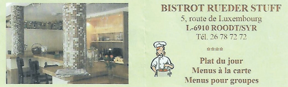 Bistrot Rudeder Stuff