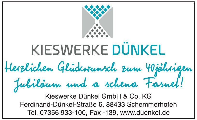 Kieswerke Dünkel GmbH & Co. KG Kieswerke Dünkel GmbH & Co. KG