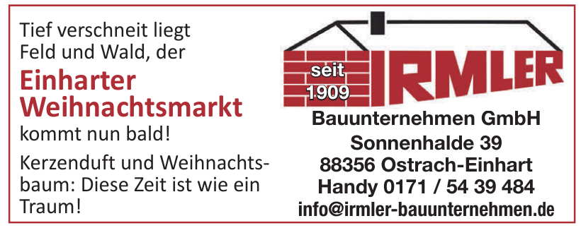 Irmler Bauunternehmen GmbH Irmler Bauunternehmen GmbH