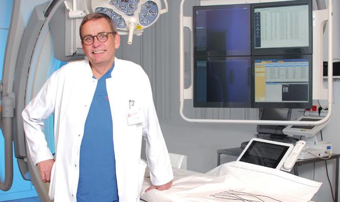 Dr. Peter Unger ist als Chefarzt der Klinik für Kardiologie am Bethesda Krankenhaus Bergedorf mit seinem Team spezialisiert auf Erkrankungen des Herz-Kreislaufsystems. Fotos: Peter Claußen, Gabriele Heine