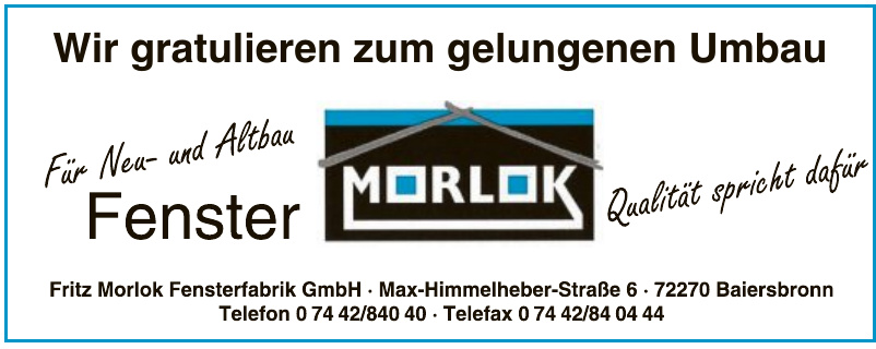 Fritz Morlok Fensterfabrik GmbH