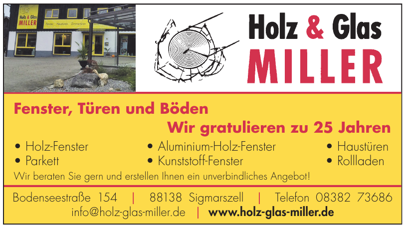Holz & Glas Miller Holz & Glas Miller