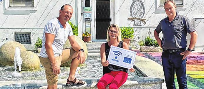 Seit Kurzem gibt es kostenloses WLAN im Dietacher Ortszentrum. Fotos: Aiginger, Gemeinde Dietach Seit Kurzem gibt es kostenloses WLAN im Dietacher Ortszentrum. Fotos: Aiginger, Gemeinde Dietach