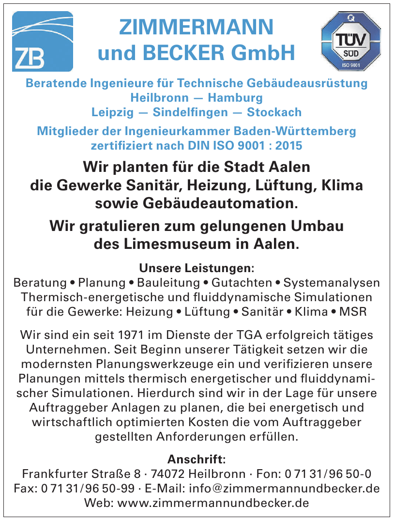Zimmermann und Becker GmbH Zimmermann und Becker GmbH