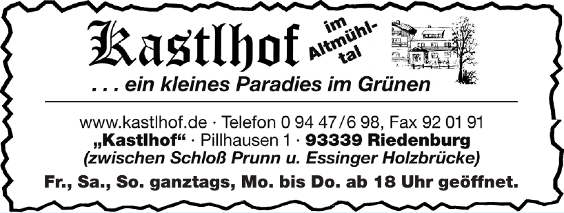 Landgasthof Kastlhof Landgasthof Kastlhof