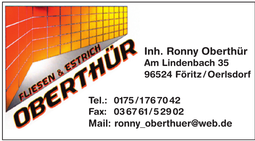 Fliesen & Estrich Oberthür Fliesen & Estrich Oberthür