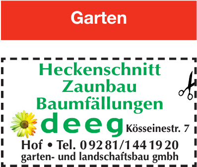 Deeg Garten- & Lanschaftsbau GmbH Deeg Garten- & Lanschaftsbau GmbH