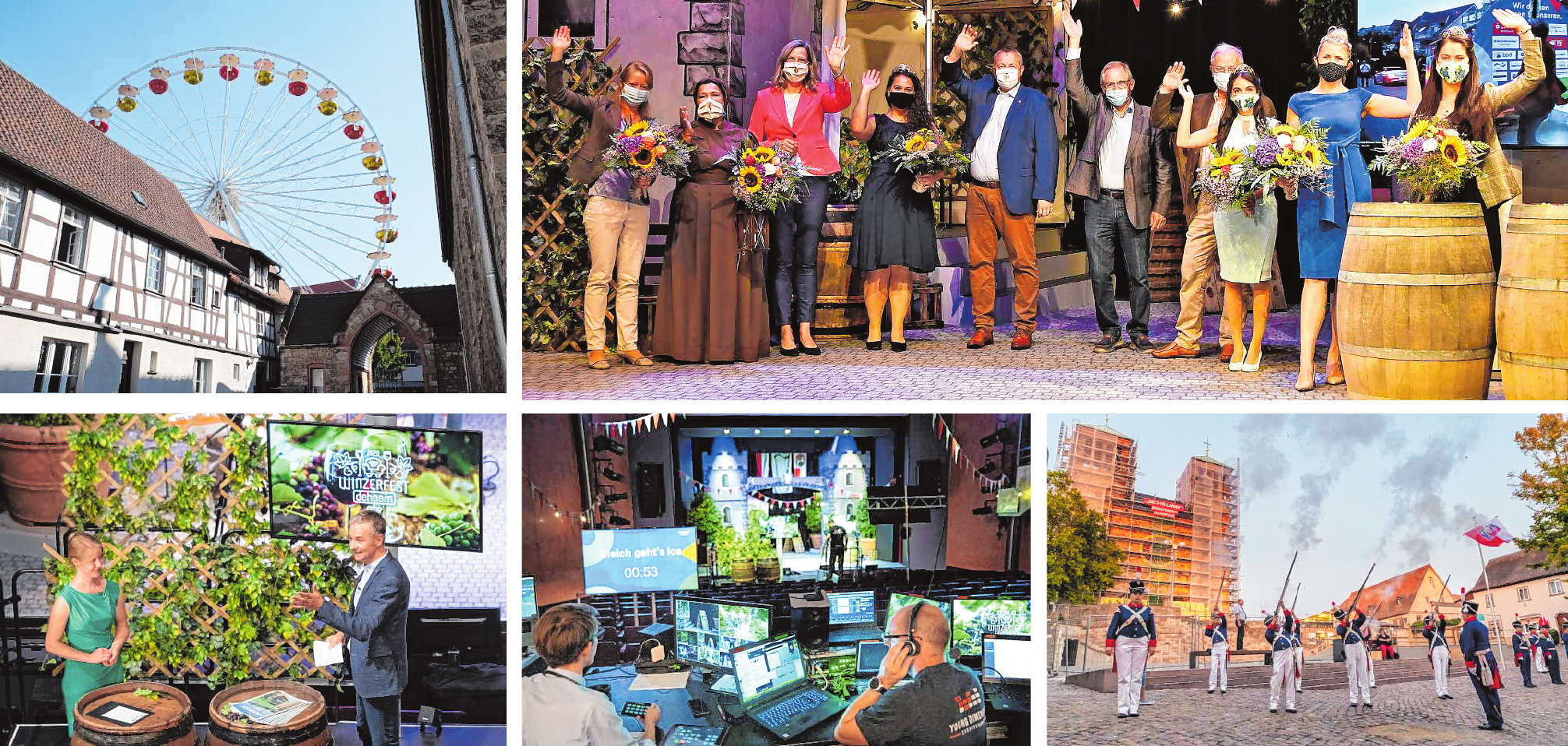 Impressionen vom „Winzerfest dehaam“ – aus dem Parktheater und der Innenstadt. | Bilder: Thomas Neu, Dietmar Funck Impressionen vom „Winzerfest dehaam“ – aus dem Parktheater und der Innenstadt. | Bilder: Thomas Neu, Dietmar Funck