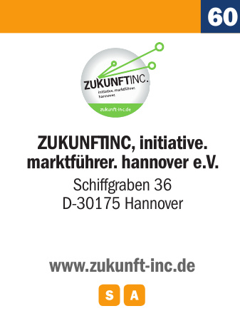 ZUKUNFTINC, initiative. marktführer. hannover e.V. ZUKUNFTINC, initiative. marktführer. hannover e.V.
