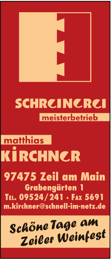 Schreinerei Kirchner Schreinerei Kirchner