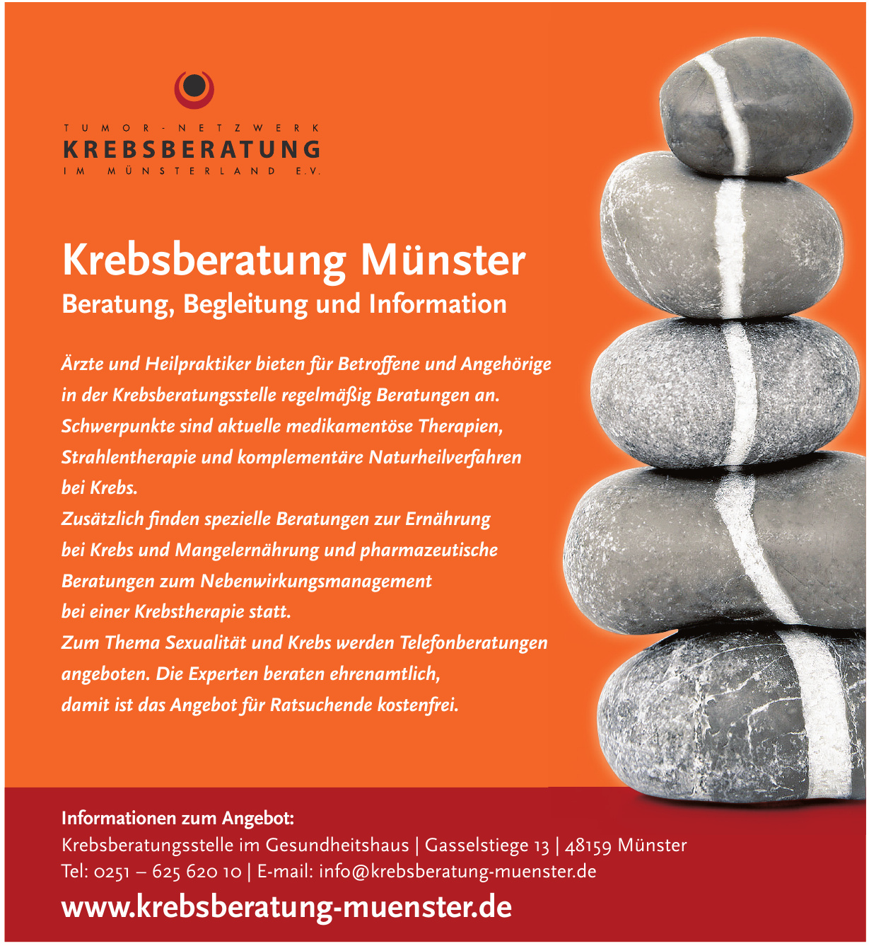 Krebsberatungsstelle im Gesundheitshaus Krebsberatungsstelle im Gesundheitshaus