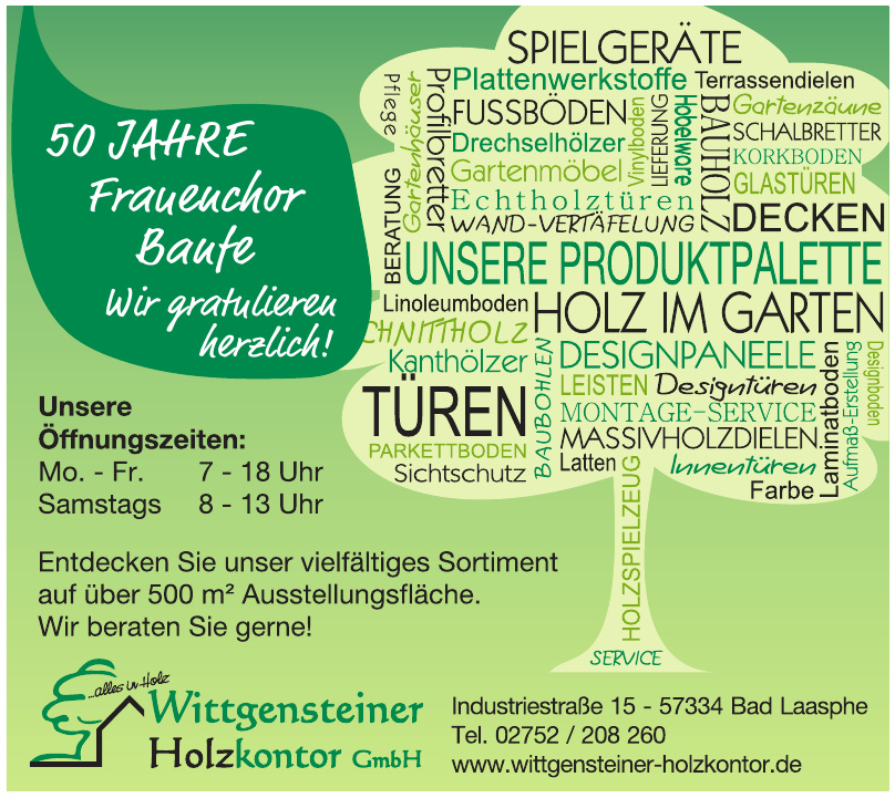 Wittgensteiner Holzkontor GmbH Wittgensteiner Holzkontor GmbH