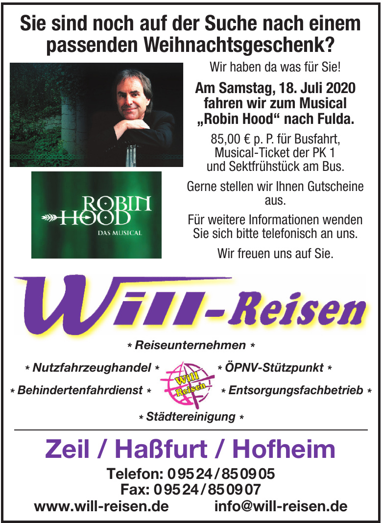 Will Reisen Will Reisen