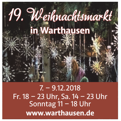 19. Weihnachtsmarkt 19. Weihnachtsmarkt