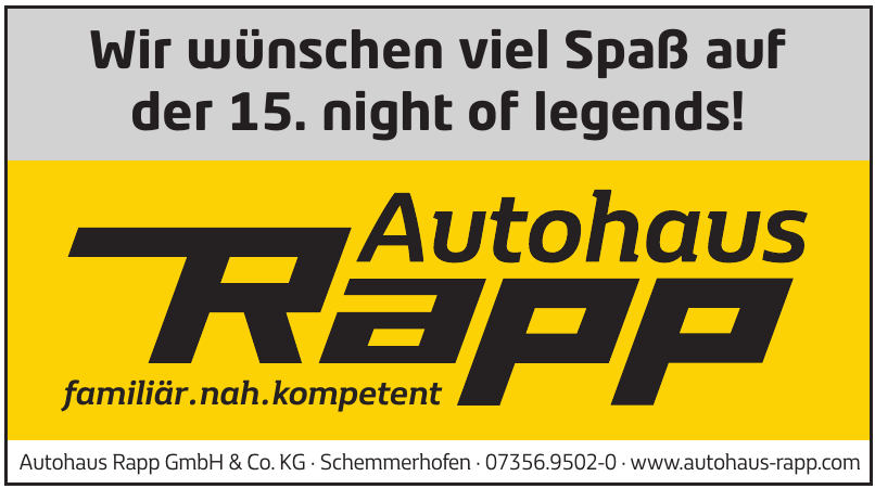 Autohaus Rapp GmbH & Co. KG Autohaus Rapp GmbH & Co. KG