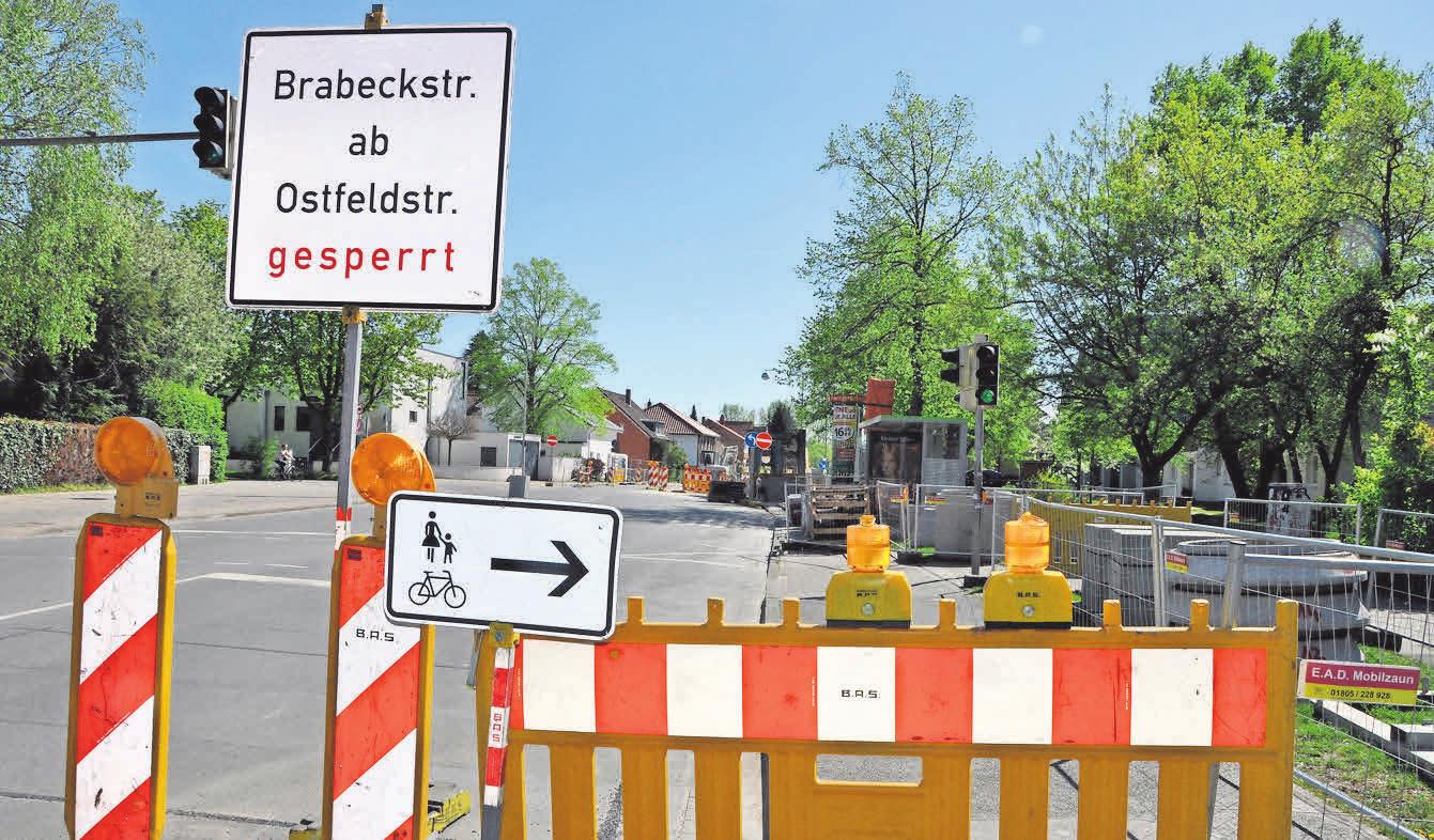 Die Bauarbeiten verlangen den Kirchrödern und Besuchern des schönen Stadtteils derzeit viel Geduld ab. Die Bauarbeiten verlangen den Kirchrödern und Besuchern des schönen Stadtteils derzeit viel Geduld ab.