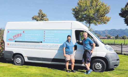 Bekannt ist der große Van in ganz Isny und Umgebung.