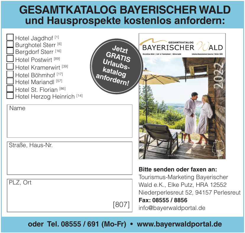 Tourismus-Marketing Bayerischer Wald e.K.