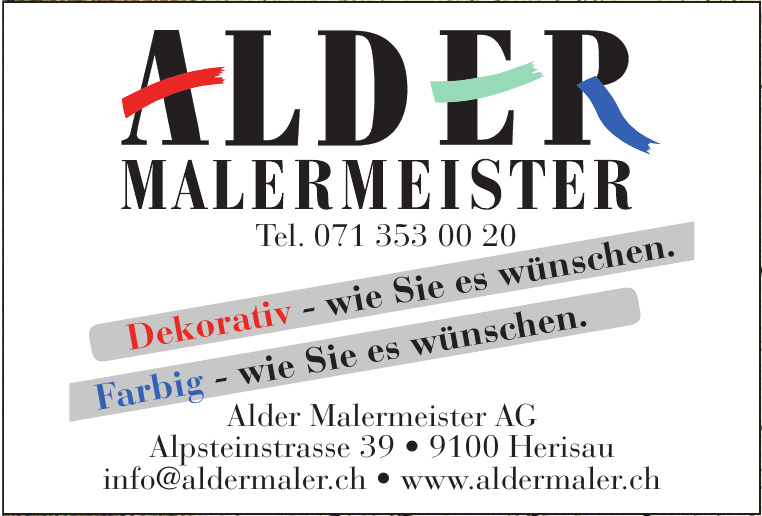 Alder Malermeister AG