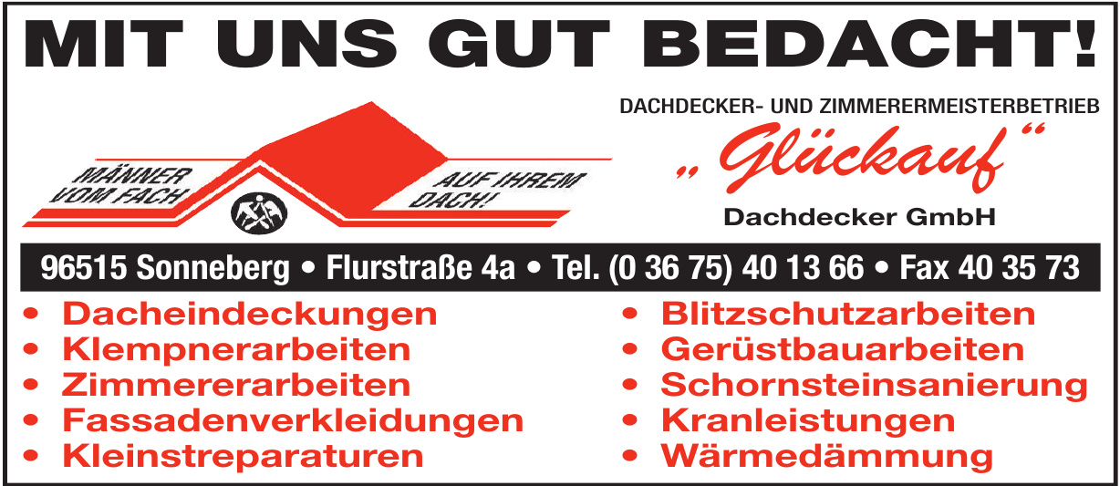 „Glückauf“ Dachdecker GmbH „Glückauf“ Dachdecker GmbH