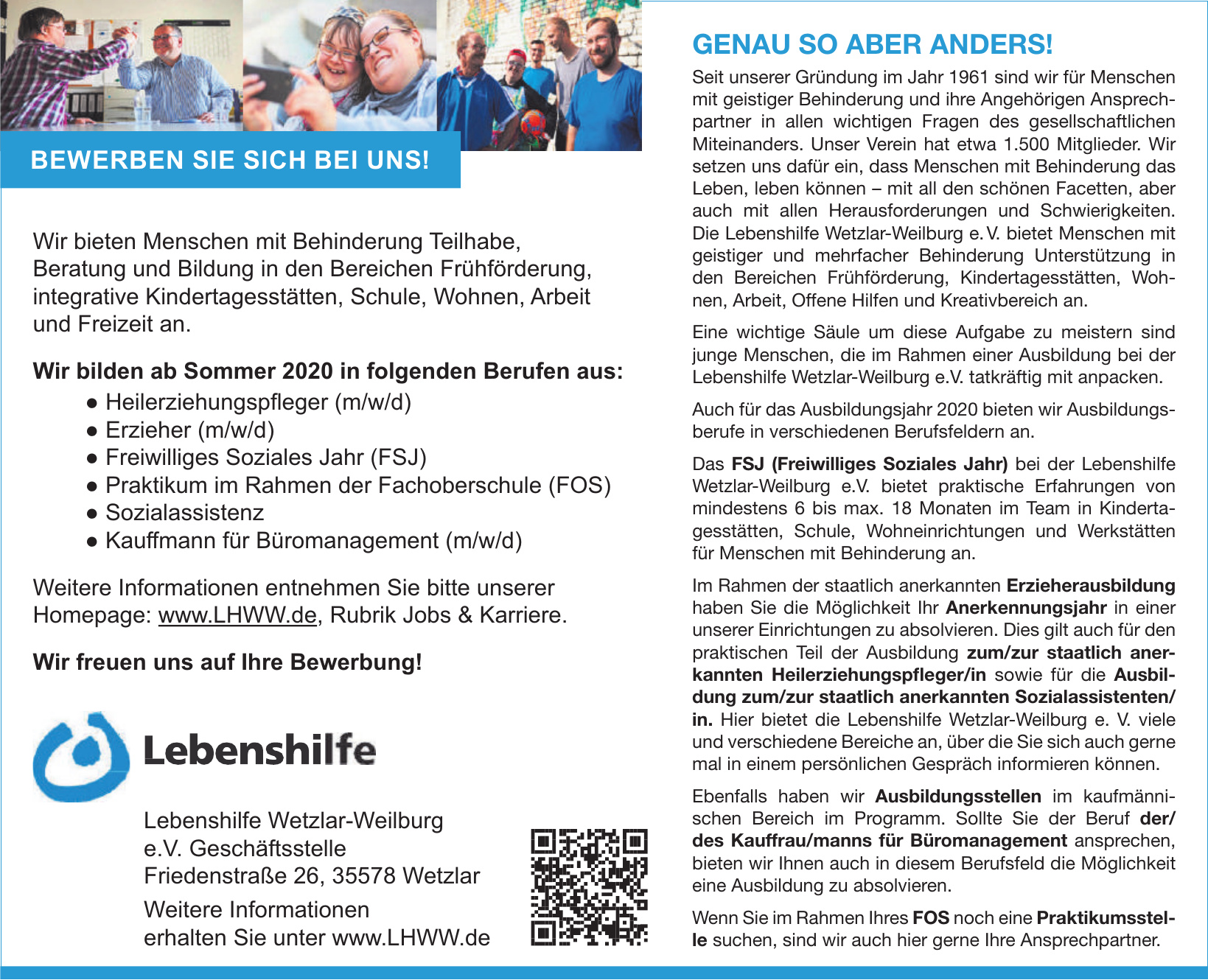 Lebenshilfe Wetzlar-Weilburg e.V. Lebenshilfe Wetzlar-Weilburg e.V.