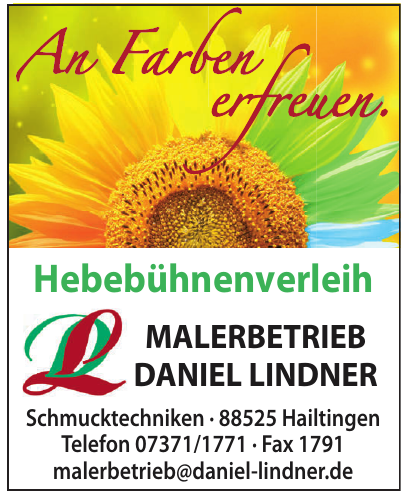 Malerbetrieb Daniel Lindner Malerbetrieb Daniel Lindner