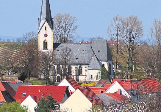 Gabsheim: St. Albans-Kirche Foto: VG Wörrstadt