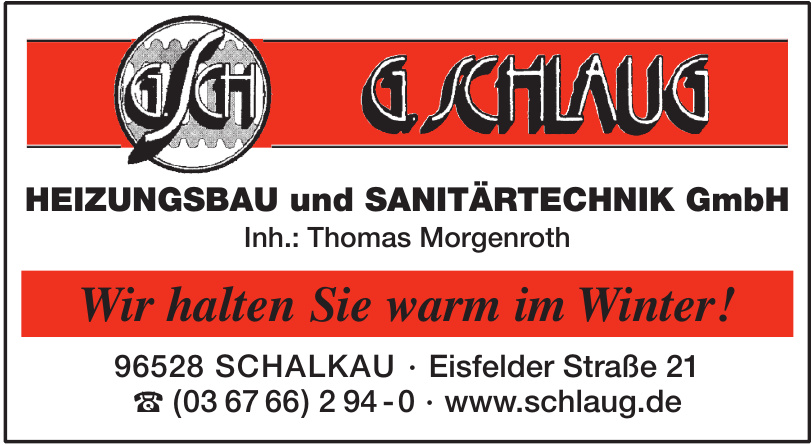 G. Schlaug Heizungsbau und Sanitärtechnik GmbH G. Schlaug Heizungsbau und Sanitärtechnik GmbH