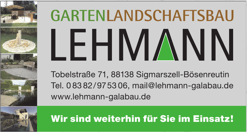 Gartenlandschaftsbau Lehmann Gartenlandschaftsbau Lehmann