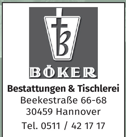 Böker Bestattungen, Tischlerei Böker Bestattungen, Tischlerei