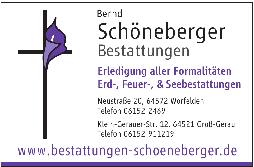 Bernd Schöneberger Bestattungen