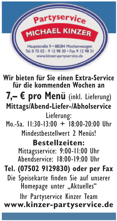 Partyservice Kinzer Partyservice Kinzer