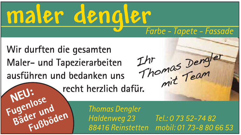 Maler Dengler Maler Dengler