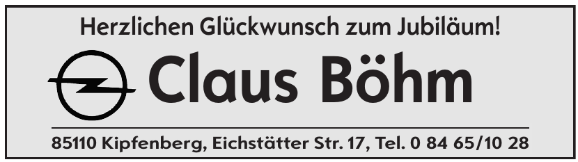 Claus Böhm Claus Böhm