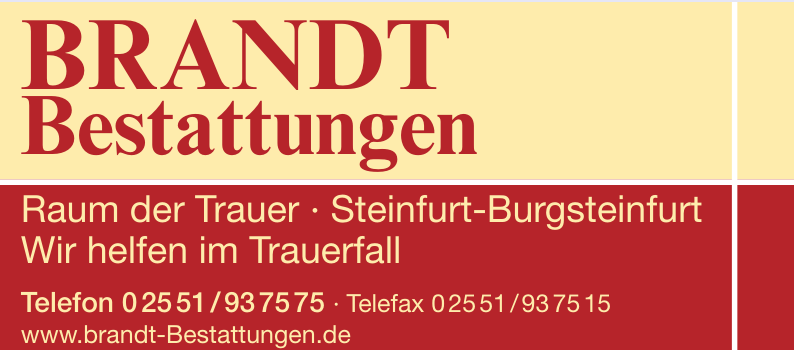 Brandt Bestattungen Brandt Bestattungen