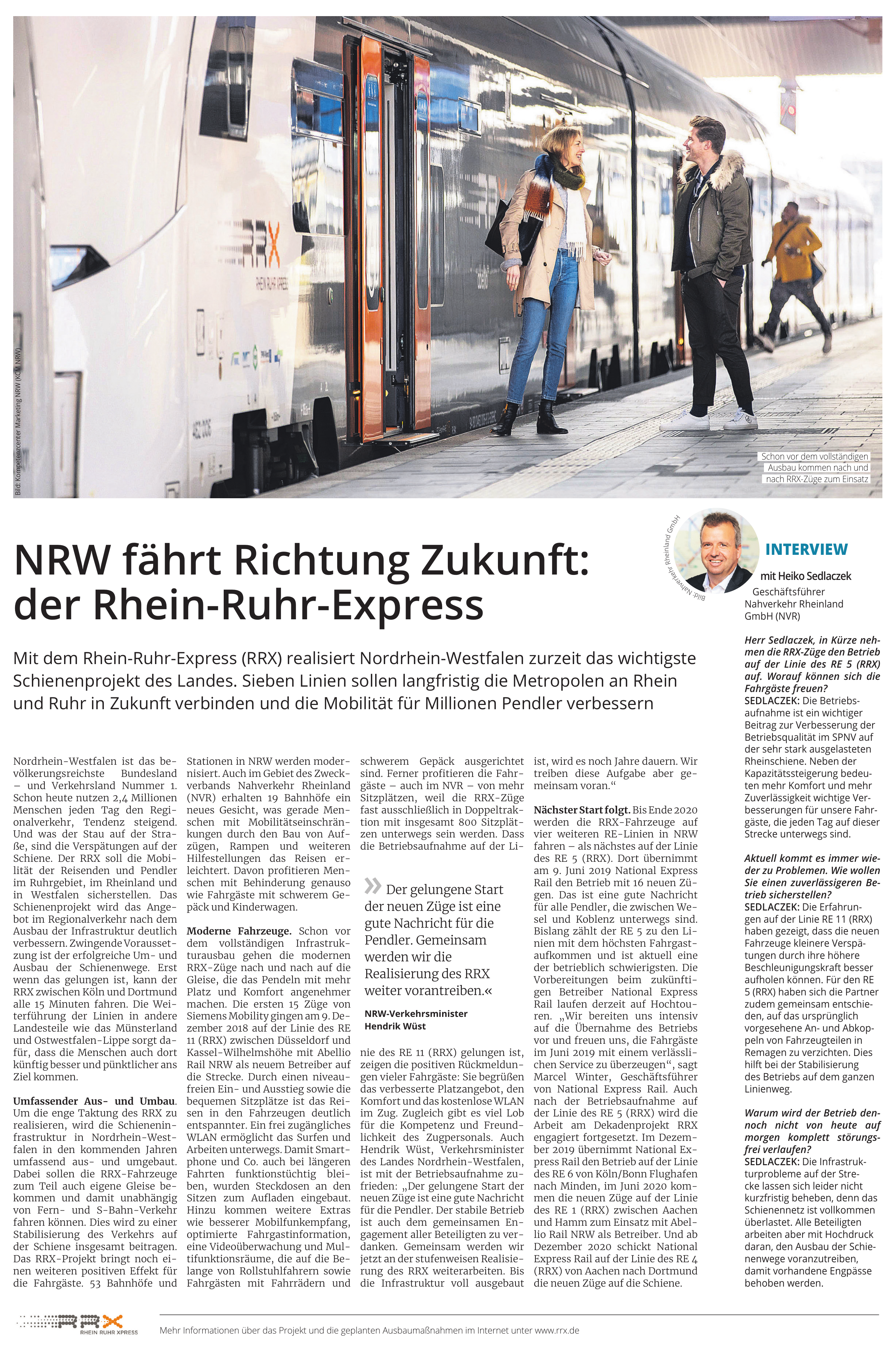 RRX Rhein Ruhr Express RRX Rhein Ruhr Express