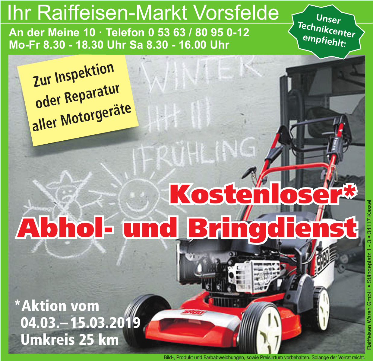 Raiffeisen-Markt Vorsfelde Raiffeisen-Markt Vorsfelde