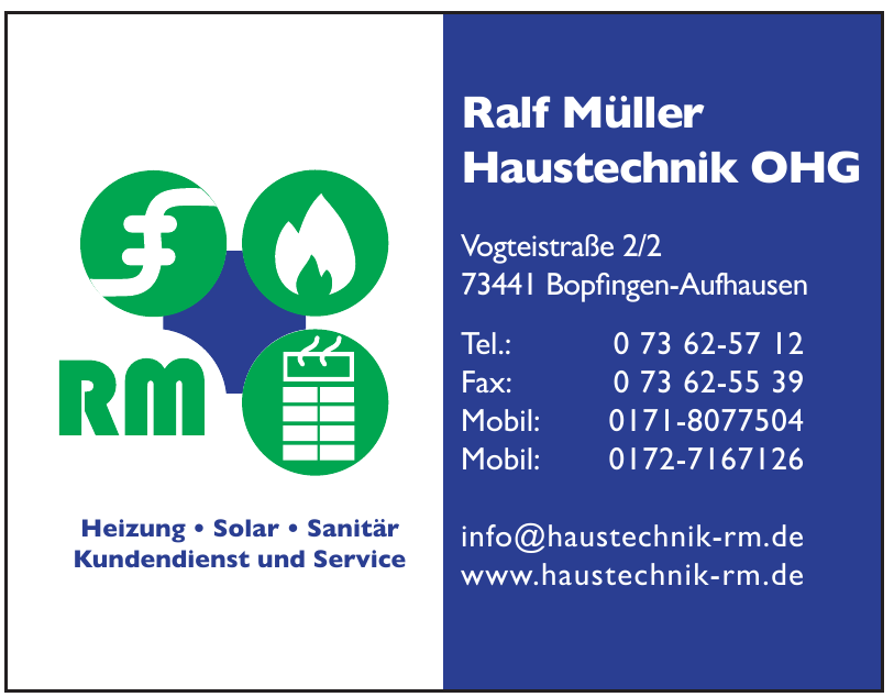 Ralf Müller Haustechnik OHG Ralf Müller Haustechnik OHG