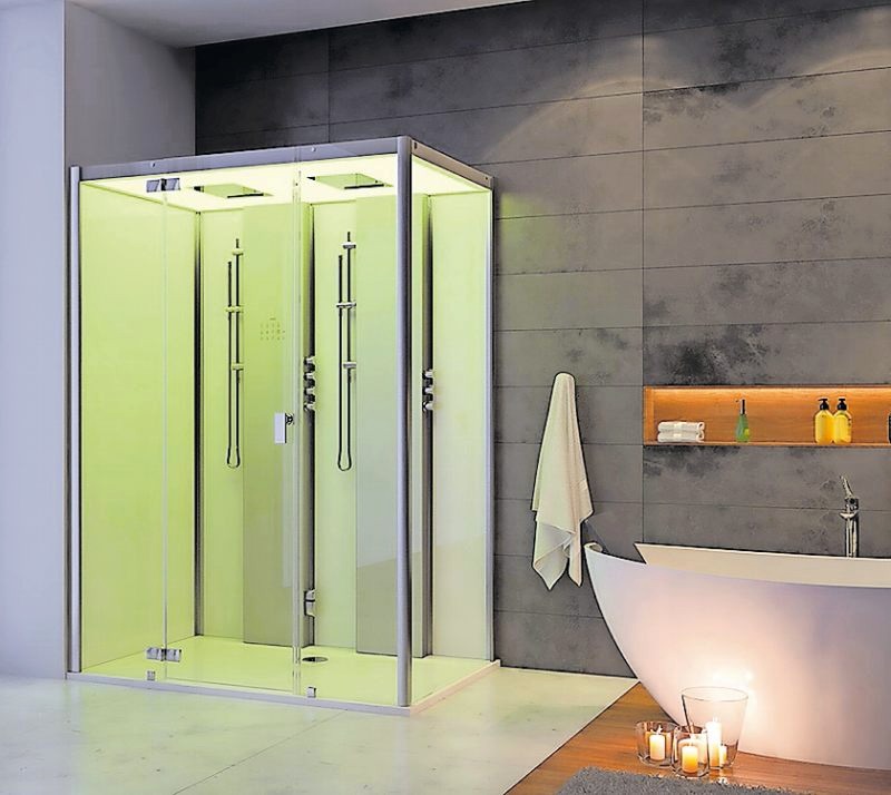 Komfort und Technik kombiniert: mit Soundsystem samt Smartphone- Verbindung, Farblichtwechsler und verschiedenen Wasseranwendungen. FOTO:HOESCH DESIGN GMBH,WWW.HOESCH.DE Komfort und Technik kombiniert: mit Soundsystem samt Smartphone- Verbindung, Farblichtwechsler und verschiedenen Wasseranwendungen. FOTO:HOESCH DESIGN GMBH,WWW.HOESCH.DE