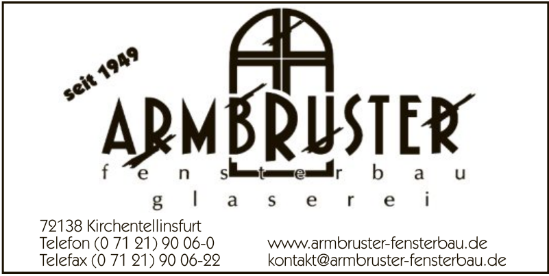 Armbruster Fensterbau Glaserei Armbruster Fensterbau Glaserei