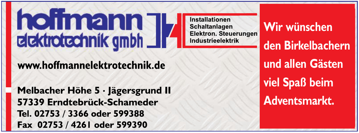 Hoffmann Elektrotechnik GmbH Hoffmann Elektrotechnik GmbH