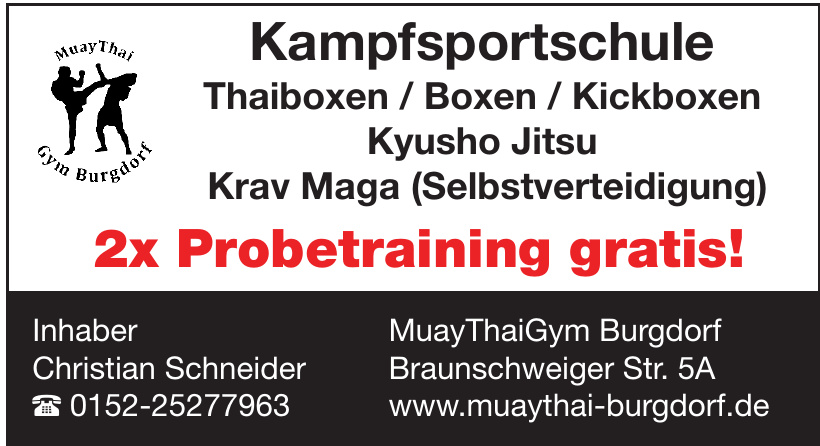 MuayThaiGym Burgdorf MuayThaiGym Burgdorf