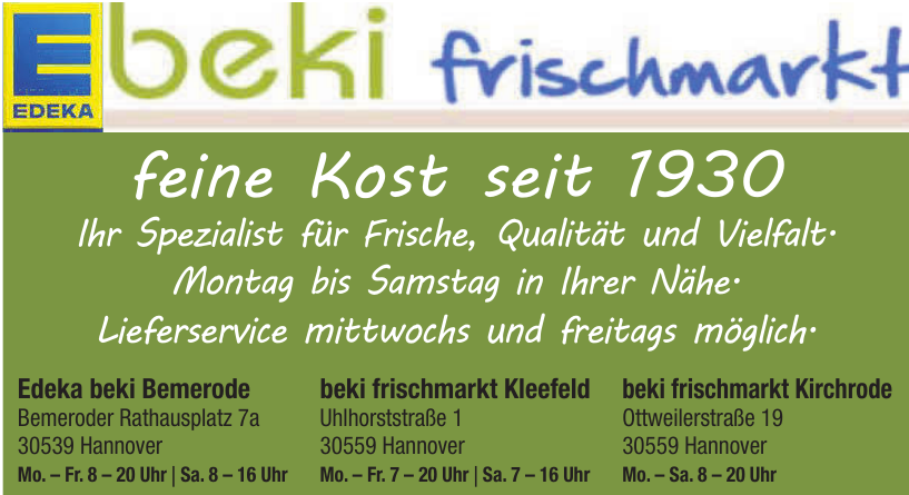 Edeka beki Bemerode Edeka beki Bemerode