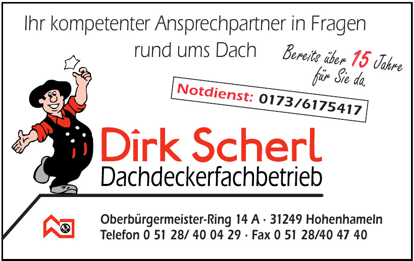 Dirk Scherl Dachdeckerfachbetrieb Dirk Scherl Dachdeckerfachbetrieb
