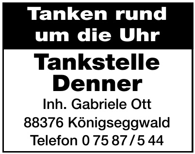 Tankstelle Denner Tankstelle Denner